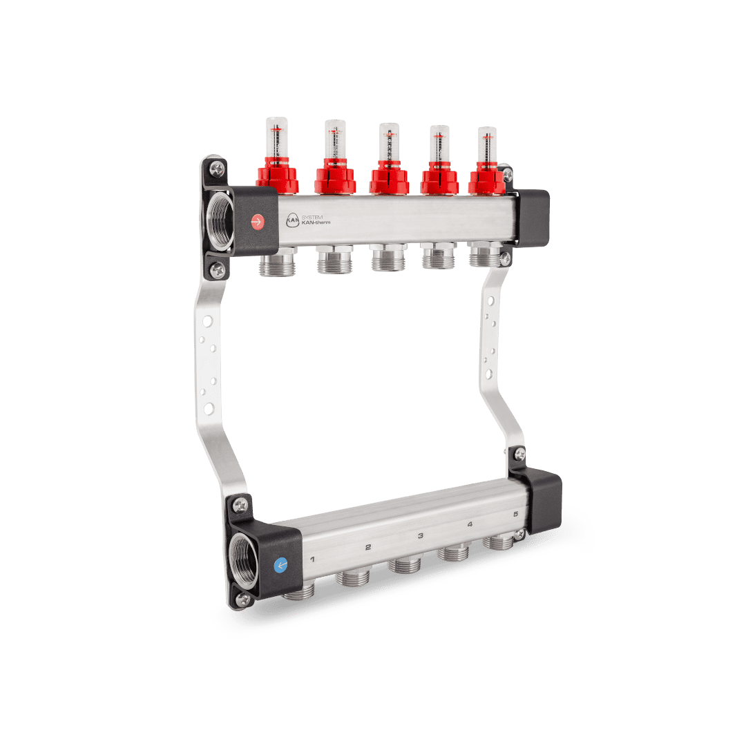 KAN-therm - InoxFlow manifolds - Manifolds with flow meters - UFN series