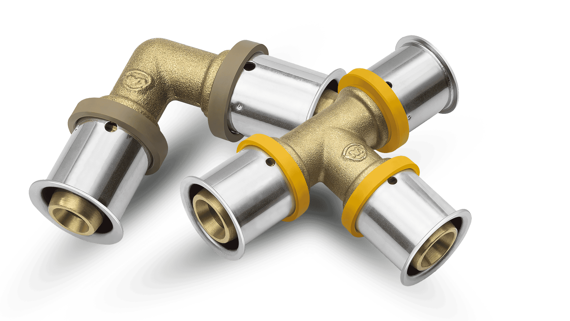 KAN-therm - UltraPRESS system - Tee and elbow type fittings.