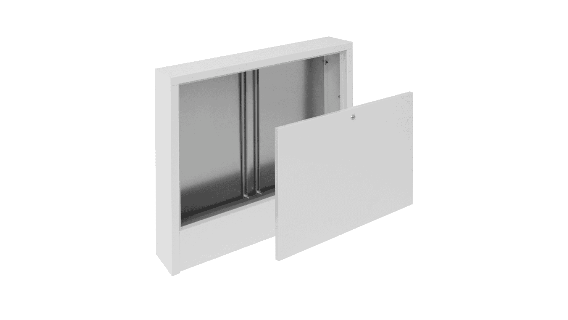 KAN-therm - Slim and Slim+ installation cabinets - SWNE surface-mounted cabinet for radiator and domestic water installations